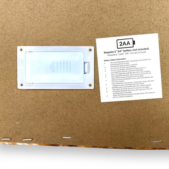 LED Christmas Dog Labradoodle Light-Up Canvas Picture Wall Art Decor 15x19" - Picture 7 of 13